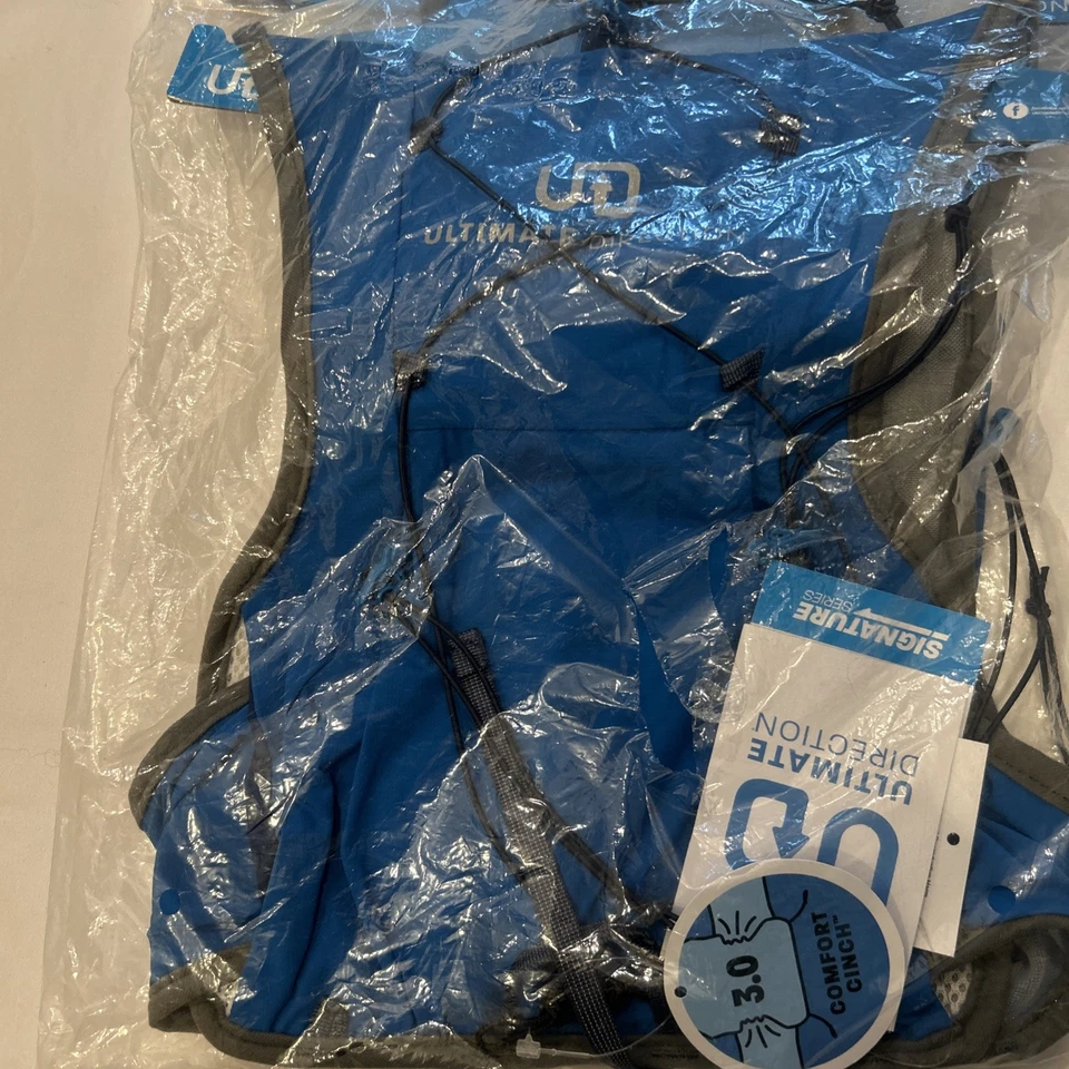 Chaleco de carrera Ultimate Direction 5.0 para hombre chaleco para correr talla pequeña, azul modelo antiguo Foto 3 de 4