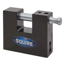 Squire WS75S 80mm Solid Steel Stronghold High Security Container Padlock