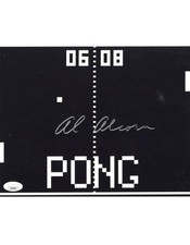 Allan Alcorn firmato 8x10 foto pong creatore videogioco autenticazione JSA