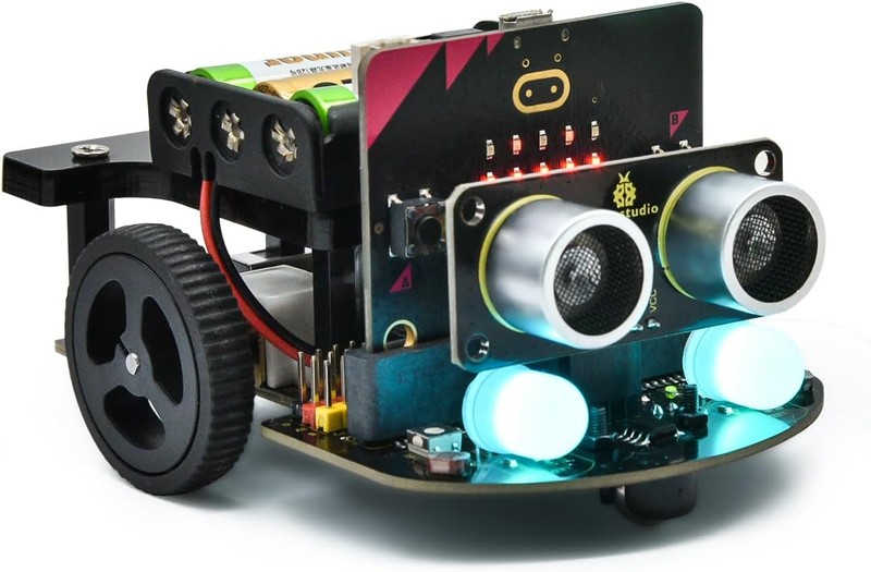 KEYESTUDIO Micro:bit V2 Robot Starter Kit (Without Microbit) for Makecode and P