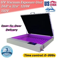 Vacuum Exposure Unit 24.8" x 32.6" LED UV 120W Tabletop Precise Equipment USA