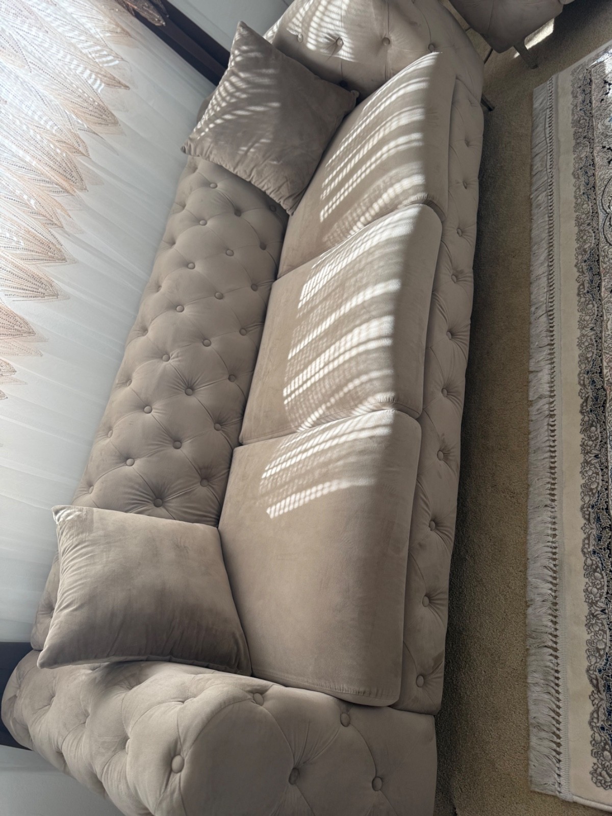 sofa set living room used 3 piece