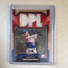 Panini 2022 Elite Extra Edition Cristian Perez DPL Material Memorabilia DM-CP