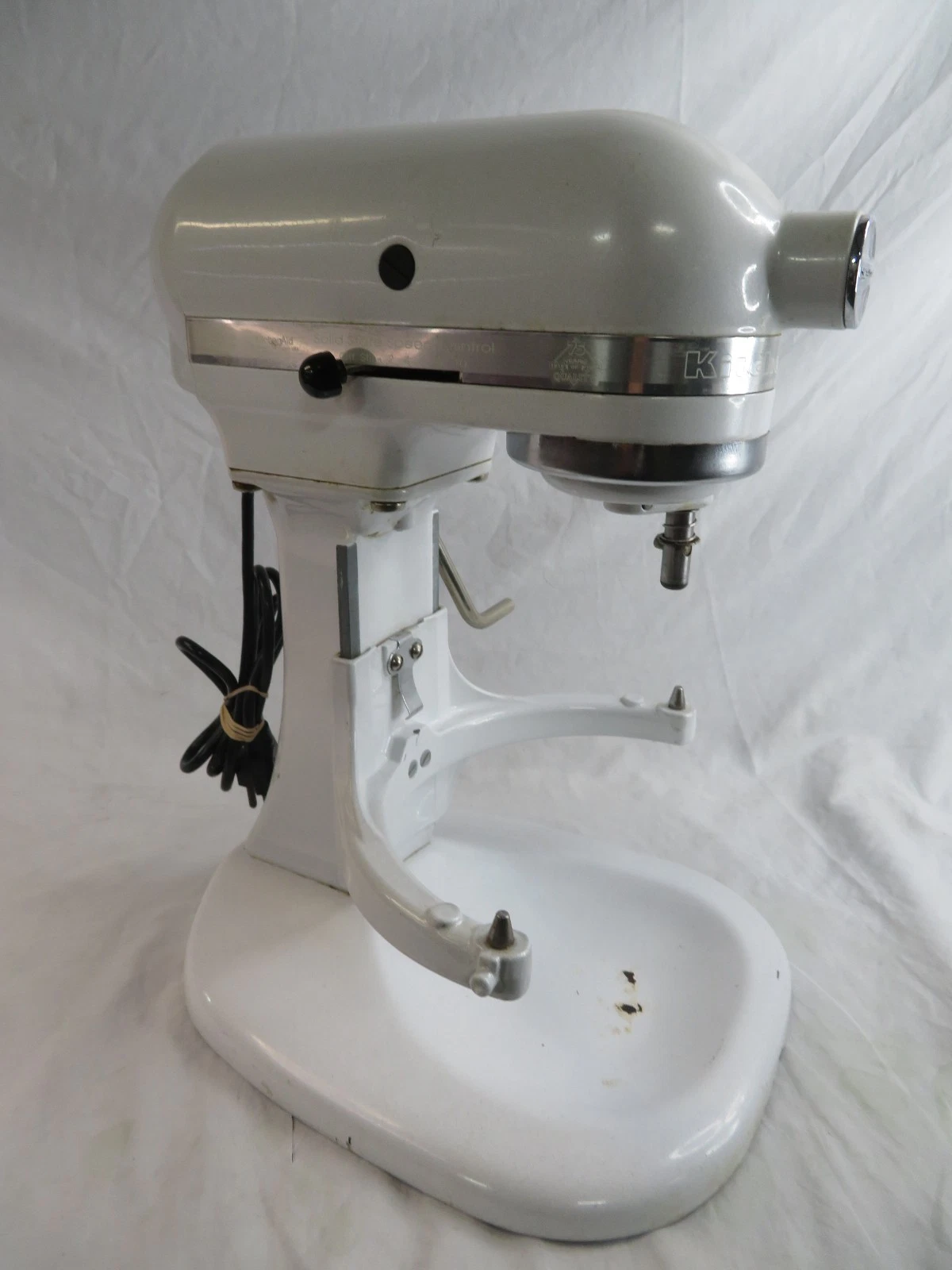 *PREOWNED/TESTED* White KitchenAid KSM5 75th Anniversary Stand Up Mixer