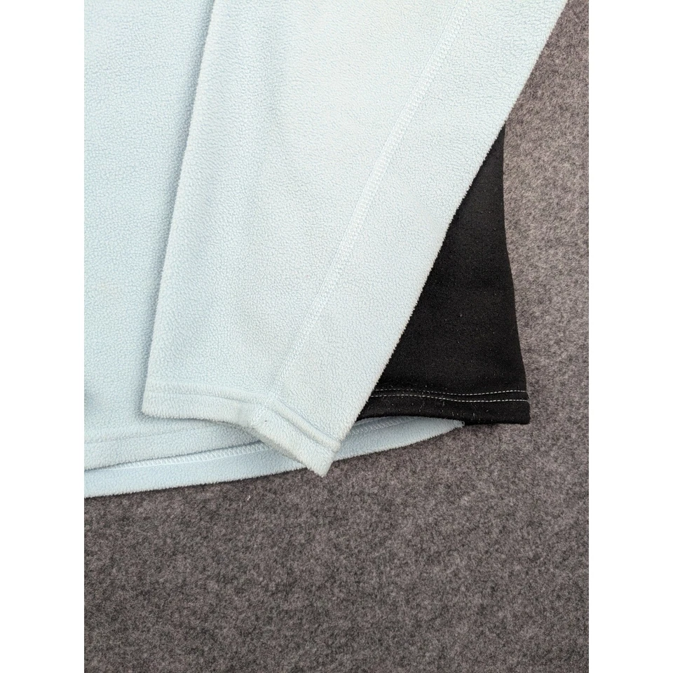 Pullover polar para mujer The North Face cuarto cremallera negro azul grande L Foto 4 de 4