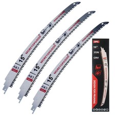 EZARC Japanese Teeth Reciprocating Saw Blade 15 Inch, Arc Edge Wood Pruning Saw