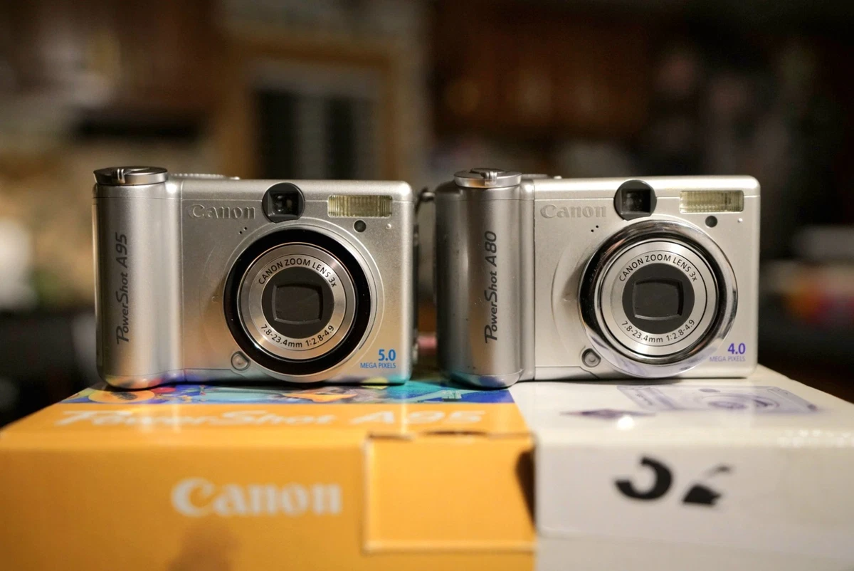 Canon PowerShot A95 Digital Cameras with AE/FE Lock for Sale