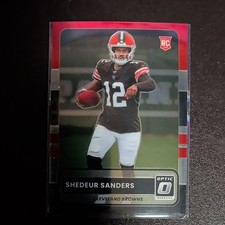 2025 Panini Donruss Optic Retro Shedeur Sanders #3 Rookie Card Cleveland Browns