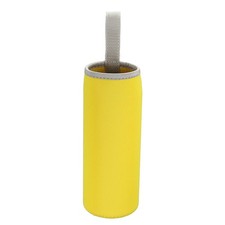 2 x Water Bottle Sleeve 500ml Neoprene Carrier Glass Bottle Sleeve Yellow