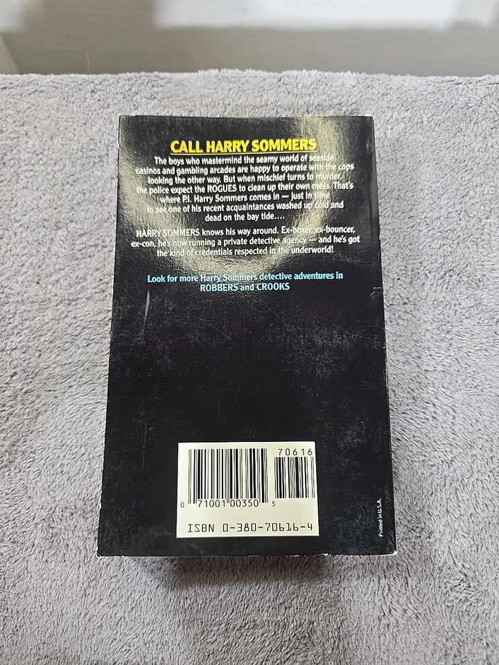 Rogues A Harry Sommers Mystery Peter Whalley Paperback Avon RARE - Image 3 of 4