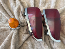 Vintage Hella 1960s Vw Volkswagen Type 3 Taillights Light Parts Oem Germany