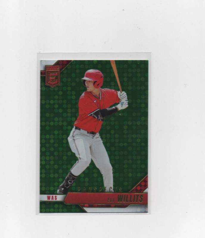 2026 Donruss Elite Green Disco #103 Eli Willits Washington Nationals 