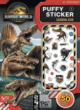 Jurassic World Rebirth: Puffy Sticker Colouring Book (Universal) Paperback Book