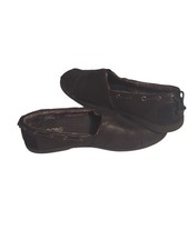 Bobs Skechers Size 8 Chill Luxe Slip On Flats Loafers Shoes Womens Black Boat