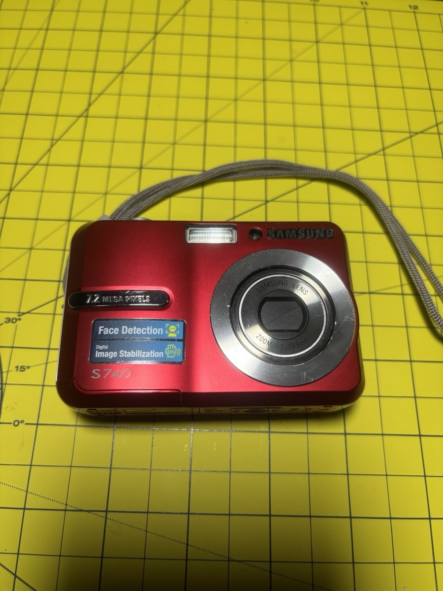 Samsung Digimax S760 7.2MP Digital Camera - Silver for sale online