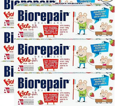 12x Biorepair Strawberry Kids Toothpaste   Milk Teeth, Enamel Repair, Safe Formu