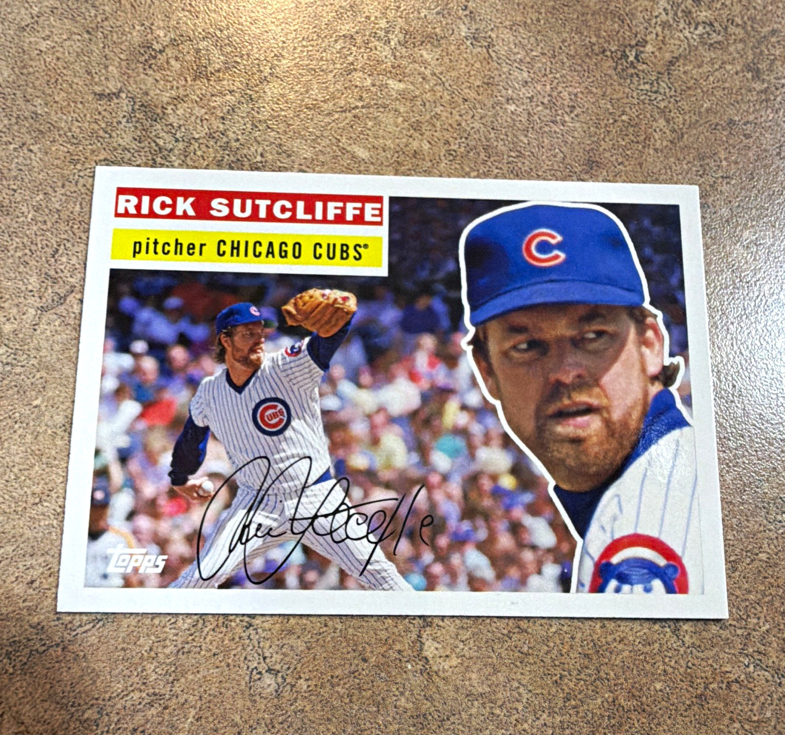 Topps 2013 Archives Chicago Cubs Rick Sutcliffe Season Ticket Holder CUBS-37