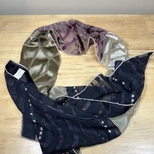 GOLDEN CAMEL HAND ROLLED HAND PRINTED 100 SILK SCARF