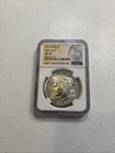 2021 Peace Dollar High Relief Ms70 NGC Certified 100 Year Box & COA included