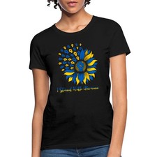 Support Ukraine I Stand With Ukraine Ukraine Sunflower Women's T-Shirt