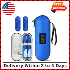 Compact Insulin Cooler Hard Travel Case with Digital Thermometer TSA