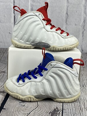 #ad Nike Kids Size 11c Little Posite One USA Moon Photon Dust DJ4025 001 $31.99