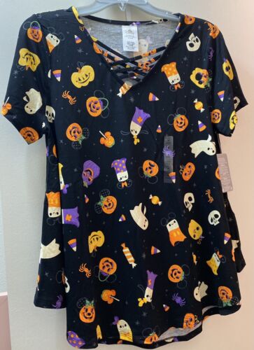 Disney Mickey Mouse Halloween 2021 Shirt Women Medium Fashion Top New