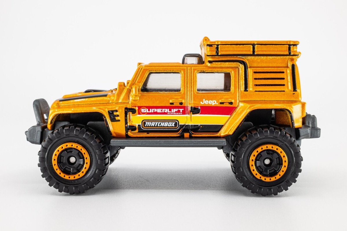 2021 Matchbox 9-Pack Exclusive Jeep® Wrangler Superlift ORANGE
