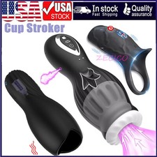 Automatic-Sucking--Cup-Stroker-Male-Masturbator-for Man Handsfree Sex Toys