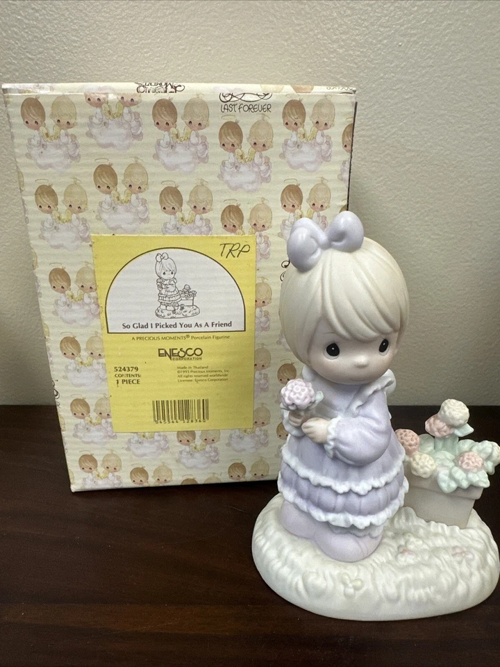 Precious Moments figurine 524379 So Glad I Picked You As A Friend