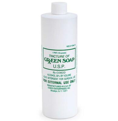 16oz 1 Pint Bottles Pure Concentrate COSCO Tattoo GREEN SOAP Medical Supply