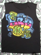 Vtg 1990 BELL BIV DEVOE Mental Tour T-SHIRT L 2Sided Concert Hip Hop Rap 80s/90s