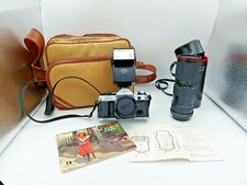 Working Canon AE-1 Program 35mm w/Bag, Zoom Lens, Flash, Manuals, Free Shipping 