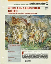 Wojna szmalkaldzka / cesarz Karol V. wygrywa z protestantami - karta informacyjna