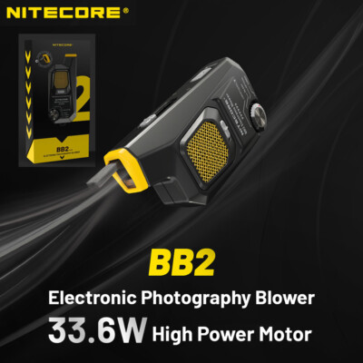 Nitecore BlowerBaby BB2 Electronic Blower Photography Cleaning Max 33.6W 80Km/H