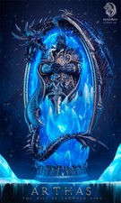 Lich King Arthas Resin Leviathan Studio WOW Statue Collectibles 30cm