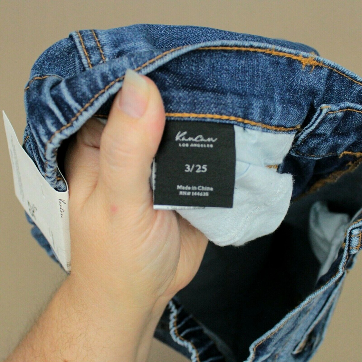 KanCan Boyfriend Jeans Women's Sz 3 / 25 Released Fray Hem
