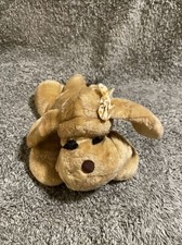 Raffles The Pup, 1985 Madison Vintage Plush, Girl Bow Puppy, Rare w/Tags