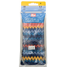 Size 10.5/6.5mm Prym Metal Circular Knitting Needles 29" 80cm Knit Pin Yarn
