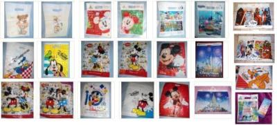 DISNEY STORE Mickey Minnie Shopping Bag Donald Daisy Goofy Pluto Rapunzel Japan