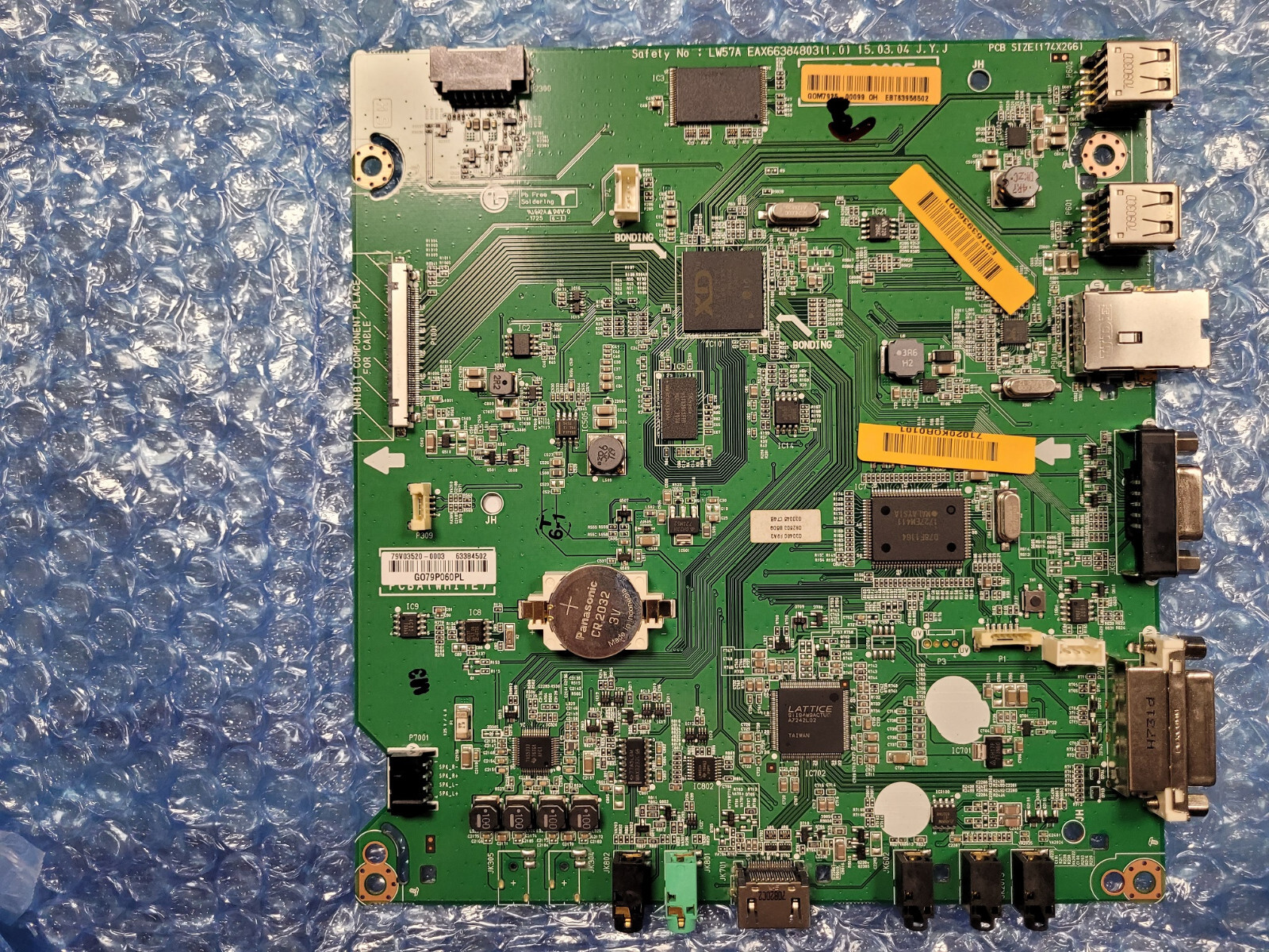 Carte mère LG EBT63936601 pour téléviseur 55 pouces 55SJ850V