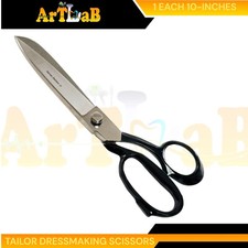 1 HEAVY DUTY FABRIC CUTTING TAILOR SCISSORS TAYLOR SHEAR UPHOLSTERY SEWING 10"