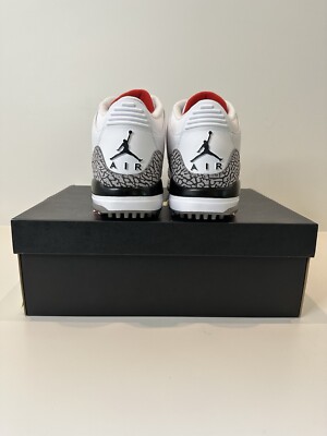 🔥 Size 10.5 - Jordan 3 Golf White Cement 2018 - Deadstock | eBay