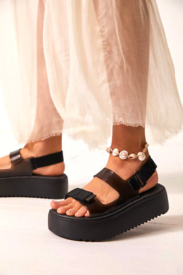 Melissa Women's Brave Papete Platform Sandals   Sz 5  #8 New 
