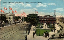 PC PERÚ, CALLAO AVENIDA SAENZ PENA, Postal Vintage (b59645)