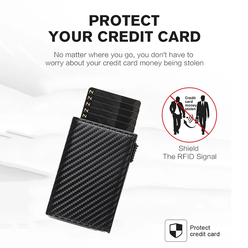 BLACKOUT RFID Blocking Pop Up Wallet With Secure Magnetic Closure | eBay