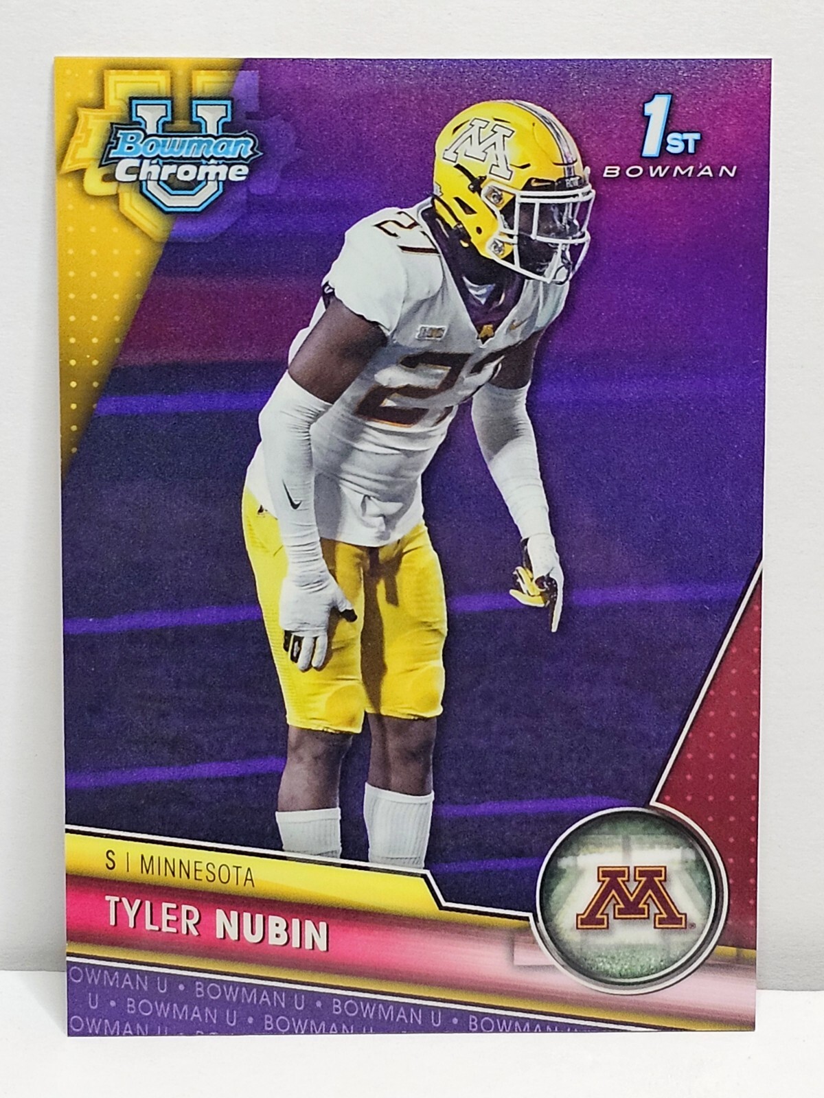 2023 Bowman Chrome U Tyler Nubin #123  Purple /399 1st