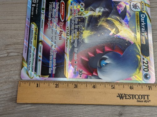 Jumbo Pokemon Gran Tamaño Darkrai V 099/189 V Estrella Arte Completo Holo Resplandor Astral - Imagen 5 de 5