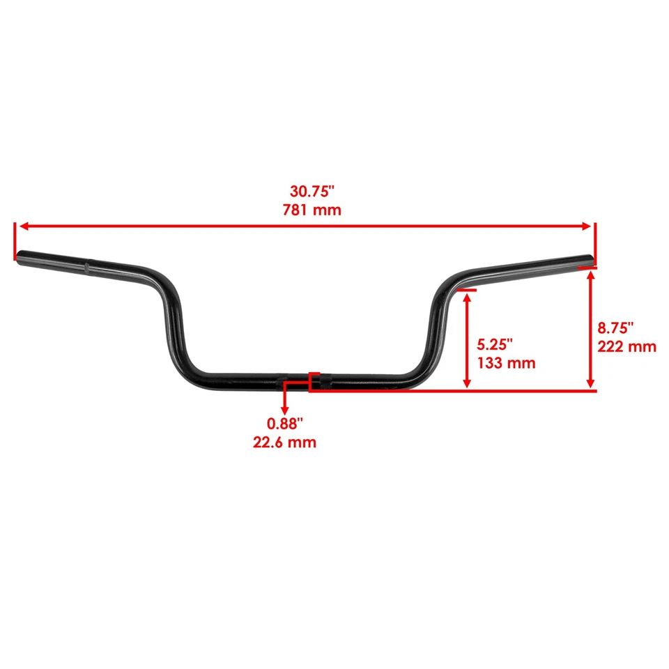 Handle Bar 7/8" for Polaris Sportsman 800 2006 2007 2008 2009 2010 2011-2014 - Image 2 of 4