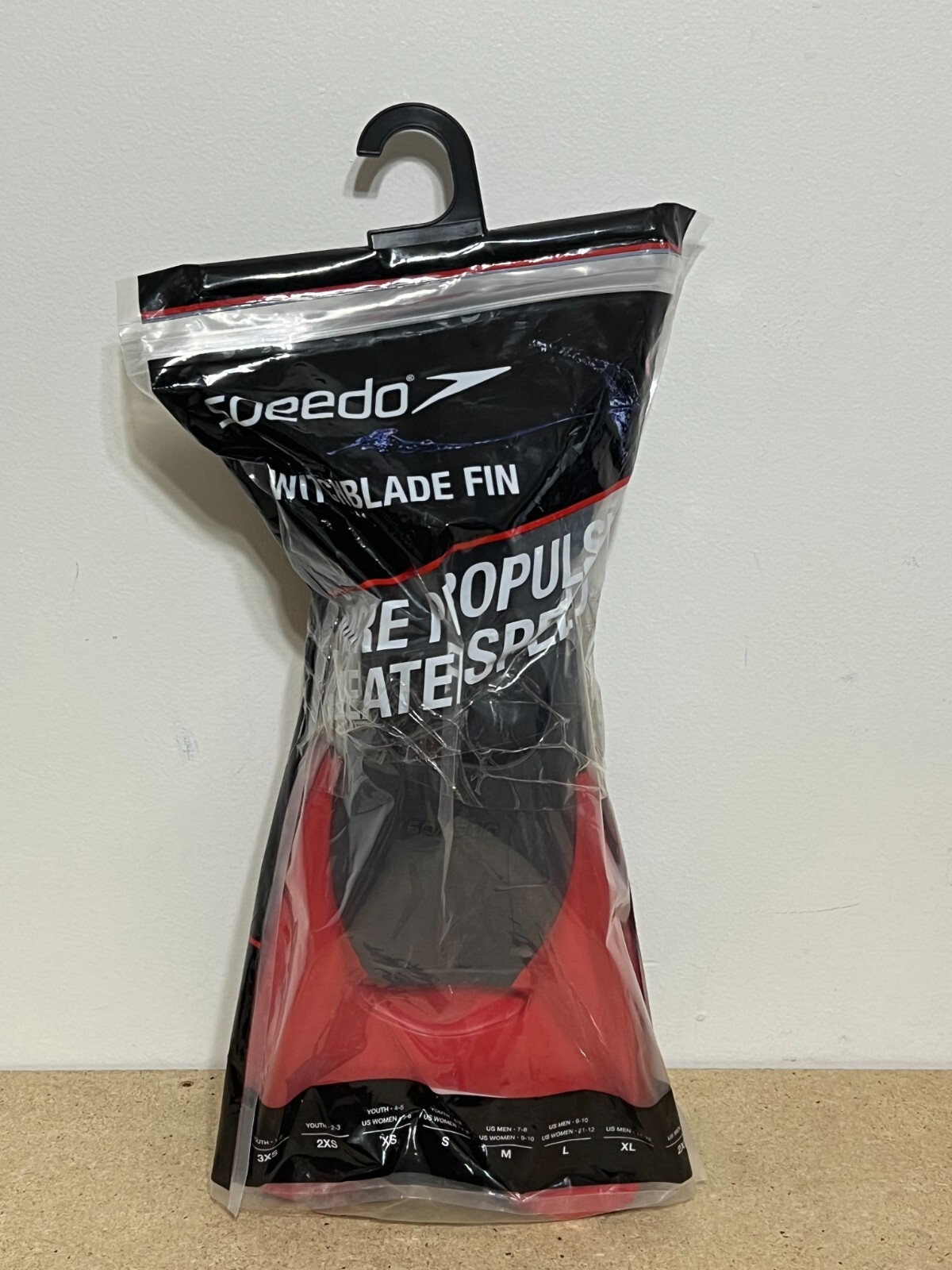 Speedo Switchblade Swim Fin Size XL Black/Red Men 1112 eBay